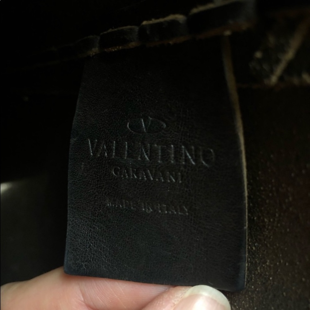 Valentino Vintage 100% Genuine Leather Tote Bag - Picture 5 of 8